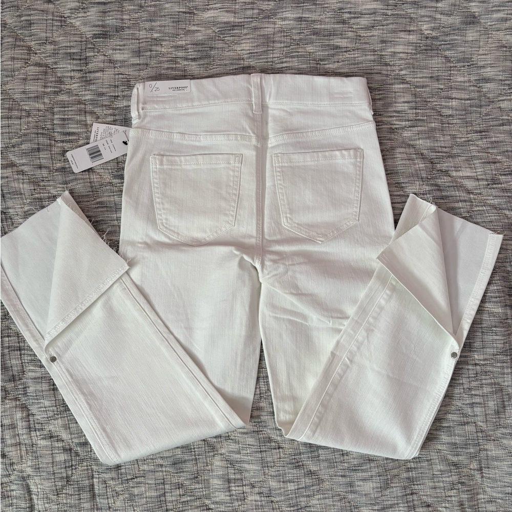 Liverpool The Crop Straight Leg Jeans Sz 0/25 | Liverpool The Crop White Jeans- - Picture 5 of 12